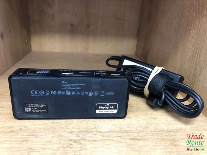 Dell Universal Dock D1000 USB 3.0 Full HD Dual Video Docking Station + Dell 65W Power Adapter