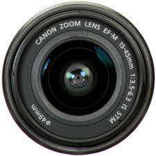 Canon EF-M 15-45mm f/3.5-6.3 IS STM Lens (Graphite Black)