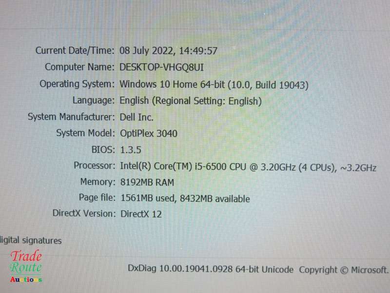 Dell OptiPlex 3040 SFF DESKTOP PC | Core i5 6500 6th Gen 3.2Ghz | 8GB RAM | 500GB HDD PC COMPUTER