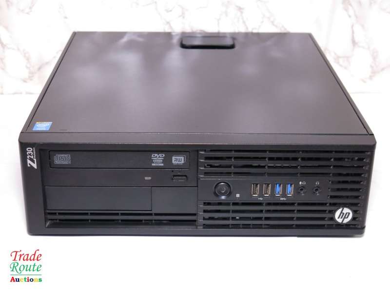 HP Z230 SFF Workstation Desktop Computer | INTEL XEON E-3 1225 V3 3.2GHz | 4GB RAM | 500GB HDD