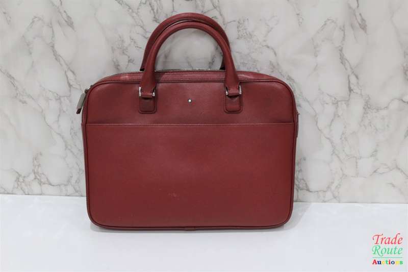 Montblanc Leather Bag Red - Montblanc Sartorial Slim Document Case
