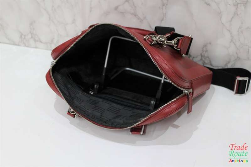 Montblanc Leather Bag Red - Montblanc Sartorial Slim Document Case
