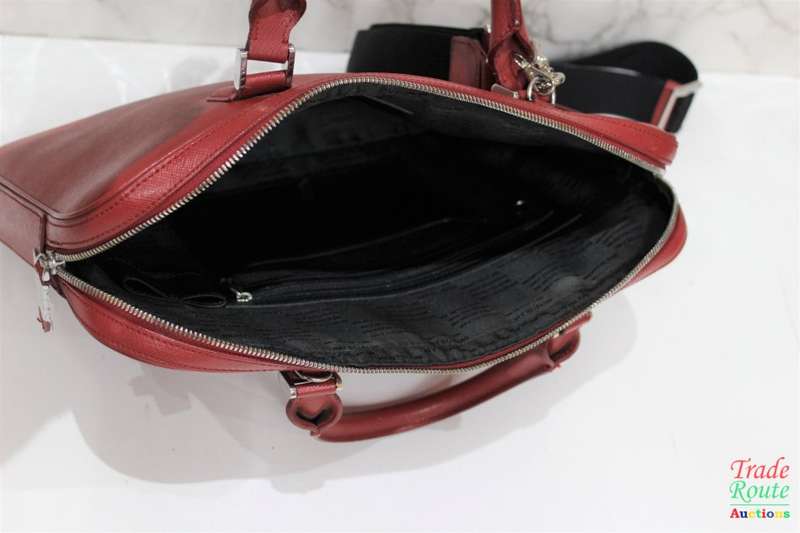 Montblanc Leather Bag Red - Montblanc Sartorial Slim Document Case