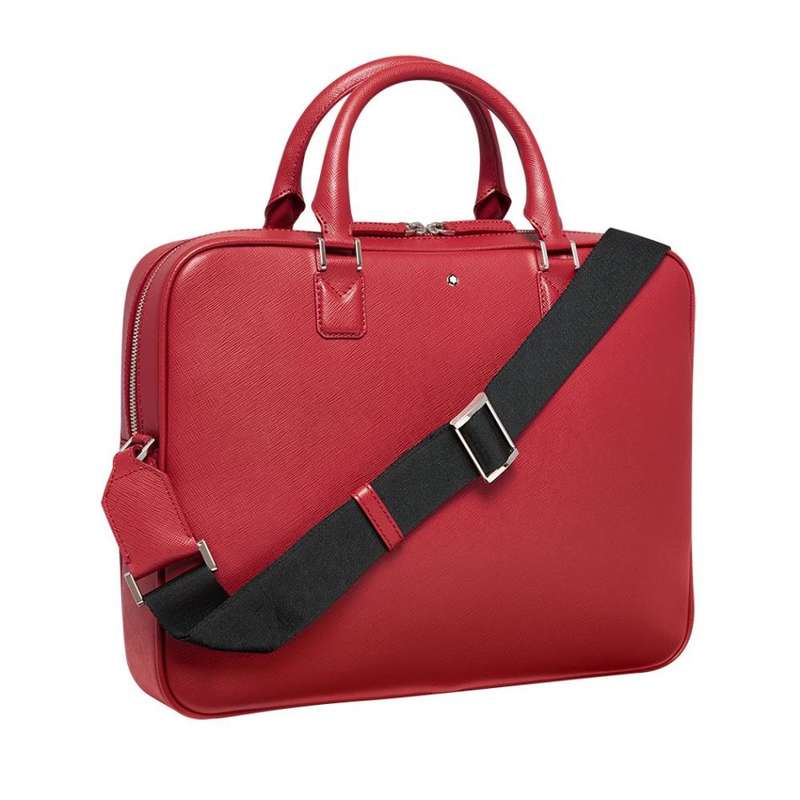 Montblanc Leather Bag Red - Montblanc Sartorial Slim Document Case