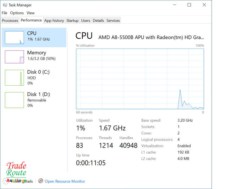 HP COMPAQ 6305 PRO SFF PC | AMD A8-5500B Processor 3.2GHz with Radeon Graphics | 4GB RAM | 2TB HDD