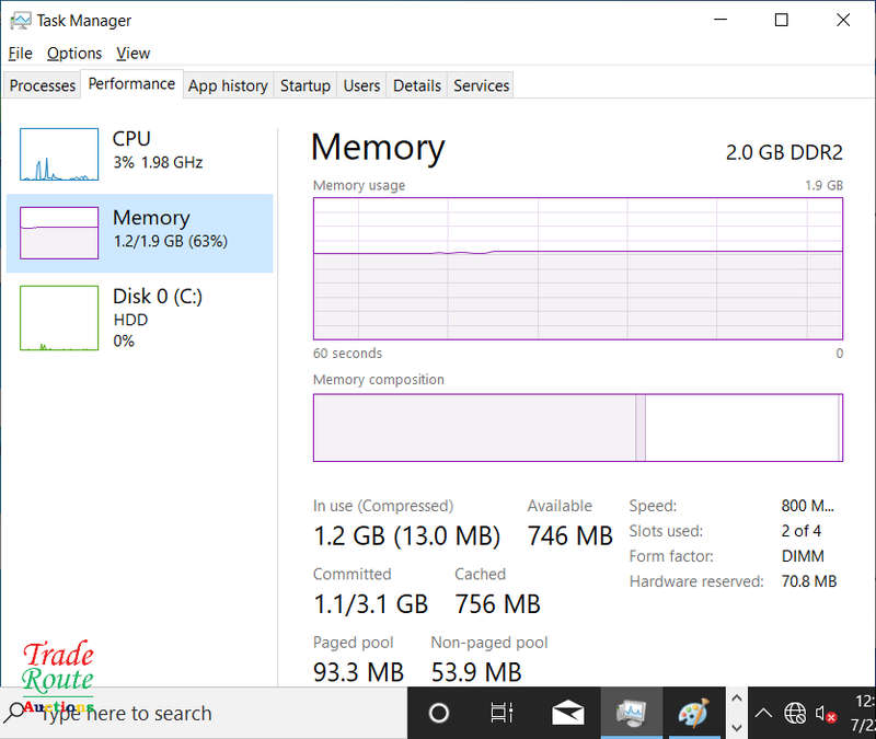 HP Compaq dc7900 Convertible Minitower PC - Intel Core 2 Duo E8400 CPU @ 3.0GHz 2GB RAM 160GB HDD