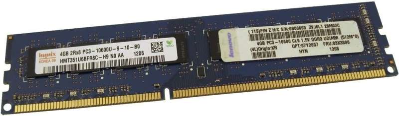 Hynix HMT351U6CFR8C-H9 4GB DDR3 Desktop Memory Ram Module PC10600