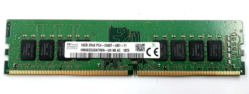 HYNIX 16GB 2RX8 PC4-2400T Memory Module for PCs & Desktops HMA82GU6AFR8N-UH