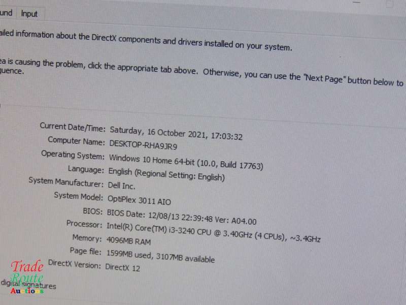 Dell Optiplex 3011 AiO Desktop PC