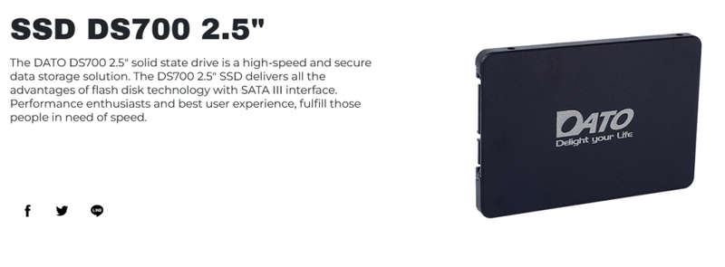 DATO 2.5" SSD 480GB ** Super Fast ** Solid State Drive