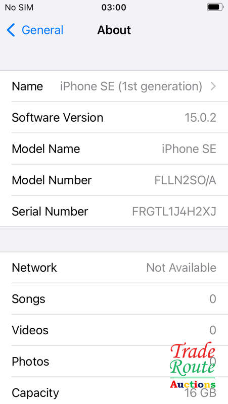 Apple iPhone SE | FLLN2SO/A | A1723 | Fingerprint ID | Smartphone