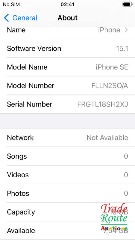 APPLE IPHONE SE | FLLN2SO/A | A1723 | FINGERPRINT ID | SMART PHONE