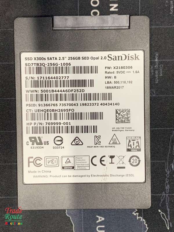 Sandisk X300s 256GB SSD - Solid State Drive 2.5`