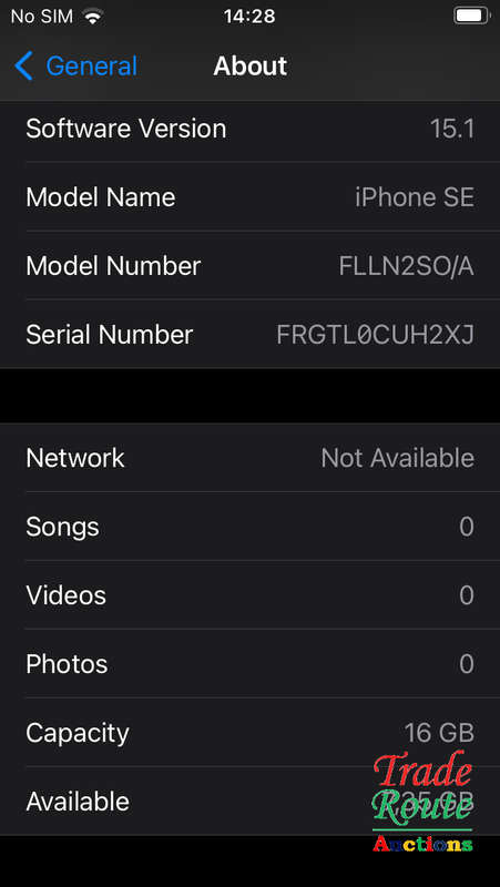 APPLE IPHONE SE | FLLN2SO/A | A1723 | FINGERPRINT ID | SMART PHONE