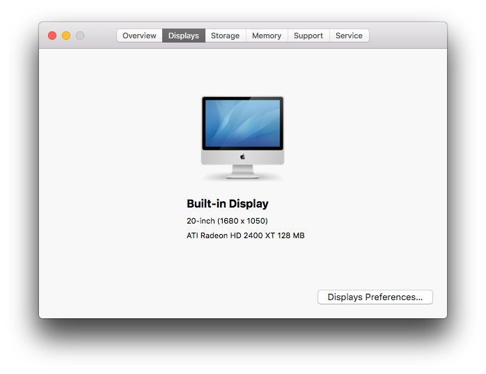 iMac 20-Inch `Core 2 Duo` 2.4Ghz - All in One Desktop Computer - ATI Radeon Graphics