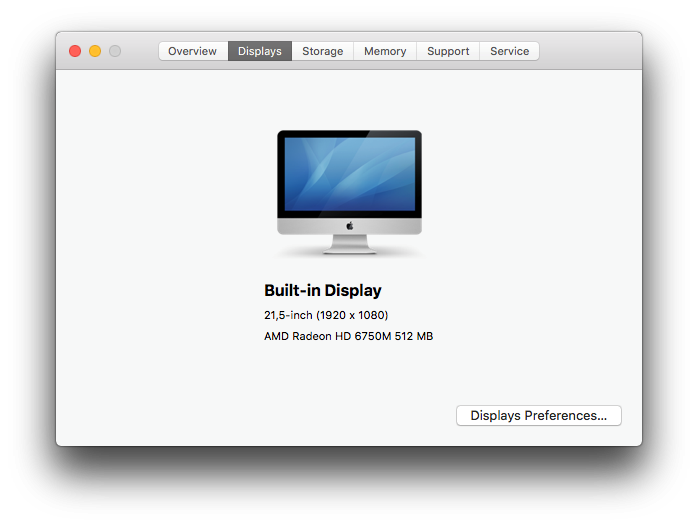 Apple Imac | 21.5 Inch | Core I5 2.5ghz 8gb Ram 500gb Hdd * Amd Radeon HD Graphics