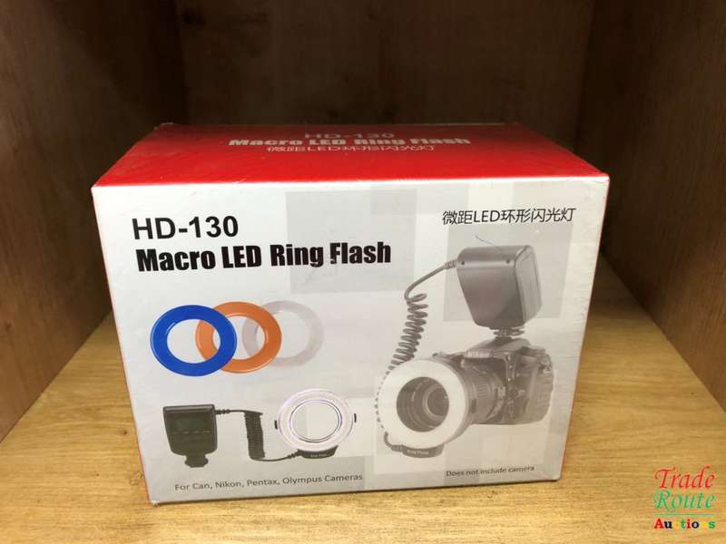 HD-130 Macro LED Ring Flash Light - NEW SEALED IN BOX