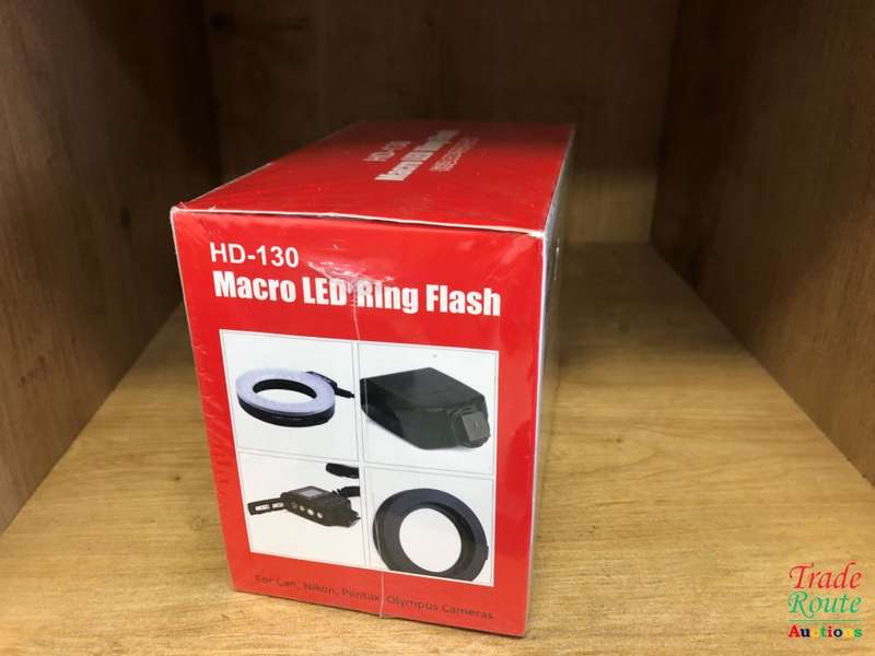 HD-130 Macro LED Ring Flash Light - NEW SEALED IN BOX