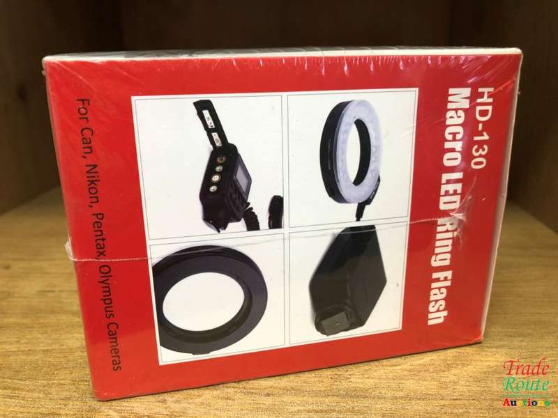 HD-130 Macro LED Ring Flash Light - NEW SEALED IN BOX