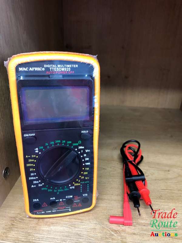 MAC AFRIC TTESDM920 Digital Multimeter - NEW OPEN BOX ITEM