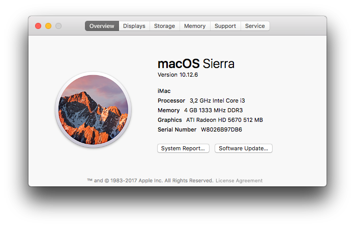 Apple iMAC | 27 INCH | Core I3 3.2Ghz 4GB RAM 1GB HDD *All In One Desktop* ATI Radeon HD Graphics