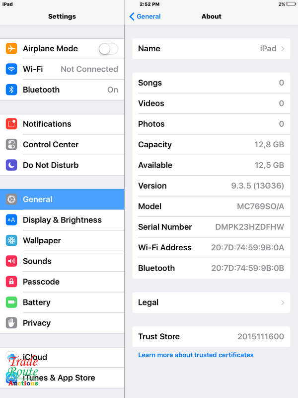 Apple iPad 2 | MC769SO/A | 16GB |  A1395