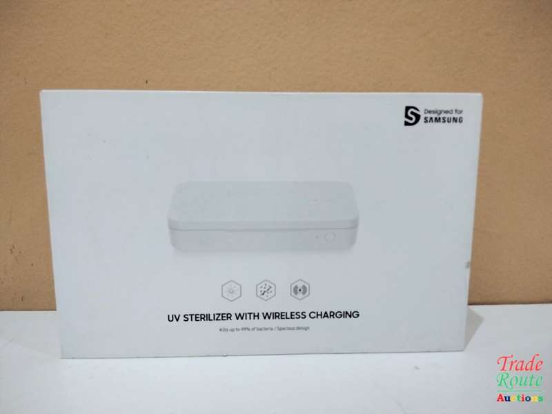 UV Sterilizer with Wireless Charging - White - designed for Samsung