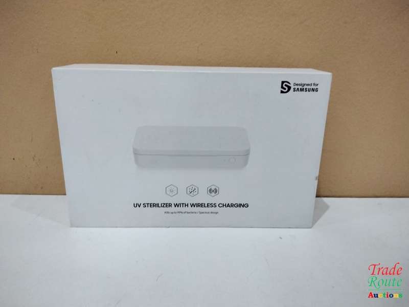 UV Sterilizer with Wireless Charging -  White - designed for Samsung