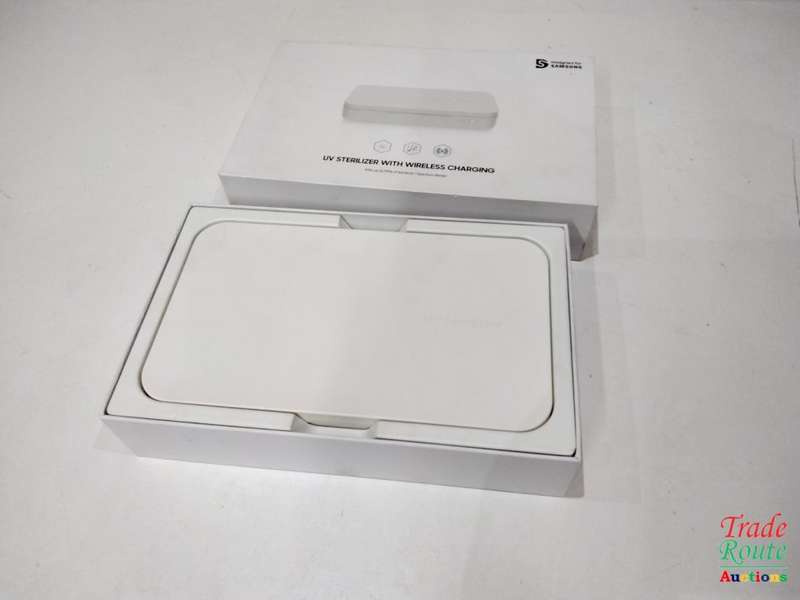 UV Sterilizer with Wireless Charging -  White - designed for Samsung