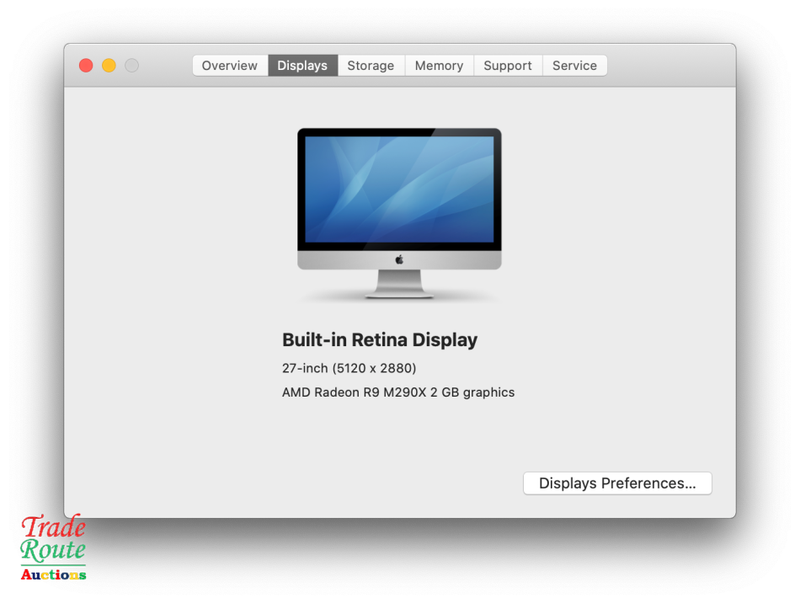 Apple iMAC Retina 5K Display | 27 INCH | Core i5 3.5GHz - 16GB RAM -1TB HDD+ 256GB SSD * RADEON 2GB