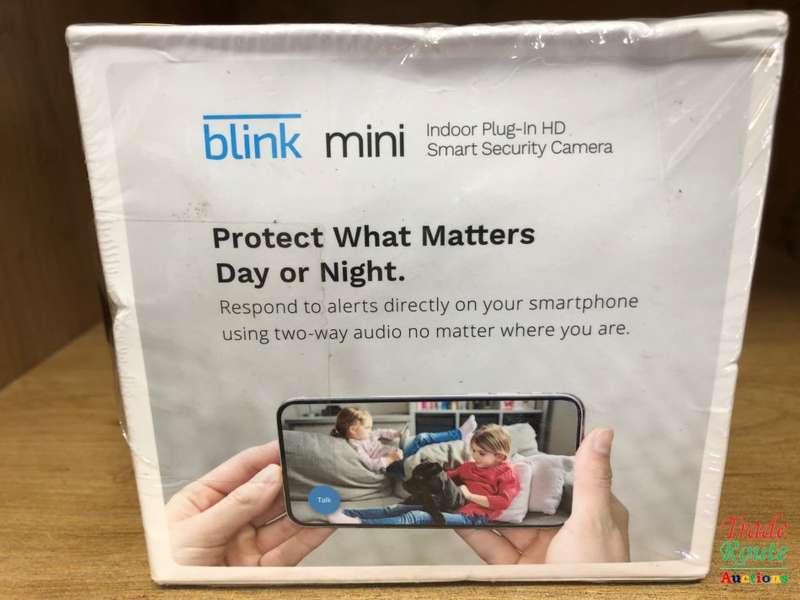Amazon Blink Mini  Alexa Smart Compact indoor plug-in security camera, HD Video