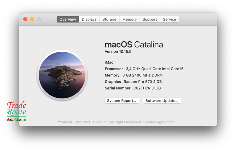 [CRACKED OUTER GLASS] Apple iMAC Retina 5K Display 2017 | 27 INCH | Core i5 * RADEON PRO 570 4GB