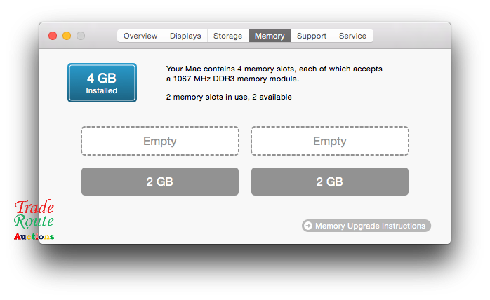 Apple iMAC | 21.5 INCH | Core 2 Duo 3.06Ghz | 4GB RAM | 500GB HDD - Nvidia Geforce Graphics