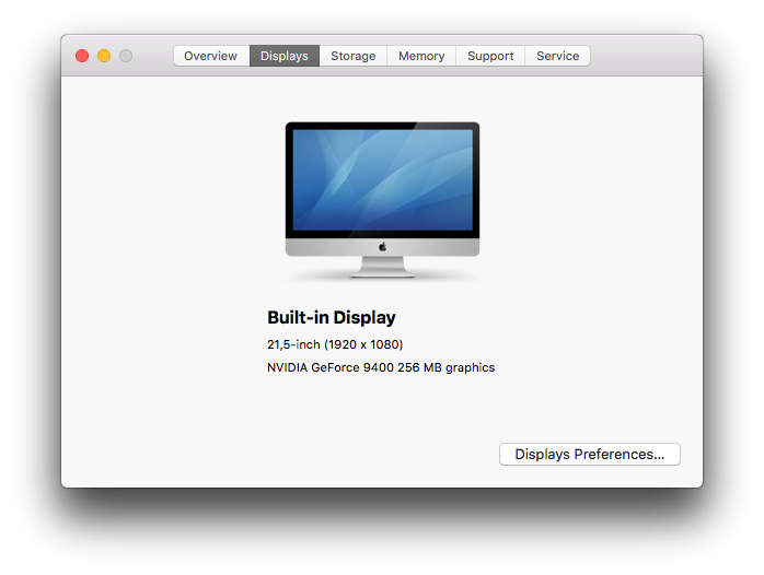 iMAC | 21.5 INCH | Core 2 Duo 3.06Ghz | 4GB RAM | 500GB HDD - Nvidia Geforce Graphics AIO Computer