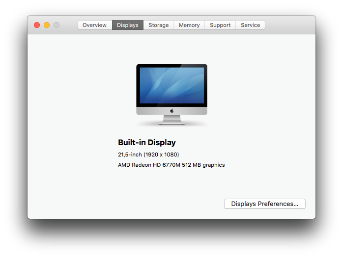 iMAC Apple | 21.5 INCH | Core i5 2.7Ghz 4GB RAM 1TB HDD * AMD Radeon HD Graphics