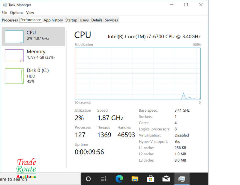 HP EliteDesk 800 G2 Small Form Factor PC | Core i7 6700 6th Gen 3.40Ghz | 8GB RAM | 500GB HDD