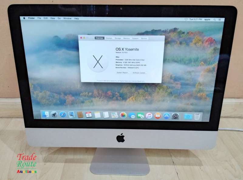 iMAC | 21.5 INCH | Core 2 Duo 3.06Ghz | 4GB RAM | 500GB HDD - Nvidia Geforce Graphics