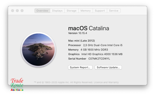 Apple Mac Mini Core i5 A1347 *** MacMini *** Apple Computer