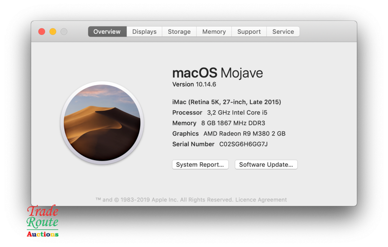 Apple iMAC Retina 5K 5120 X 2880 Display 2015 | 27 INCH | RADEON R9 2GB [CRACKED OUTER GLASS]