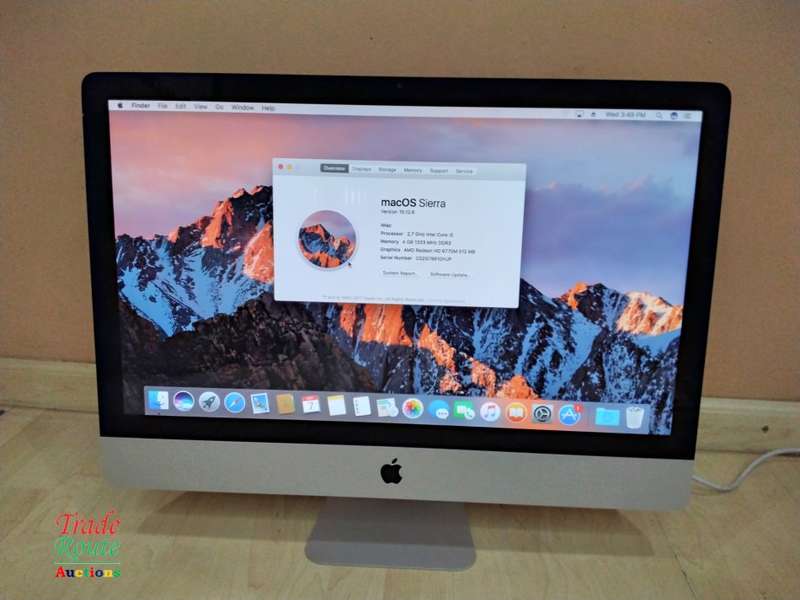 Apple iMAC | 27 INCH | Core i5 2.7GHz 4GB RAM 1TB HDD | All In One Desktop Computer