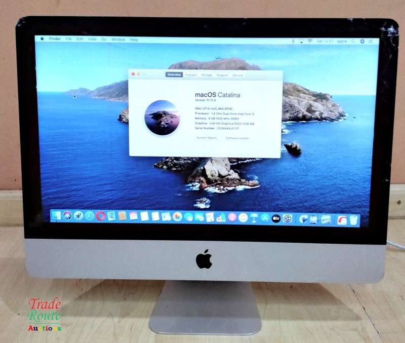 2014 iMAC Stylish | 21.5 INCH | Core i5  * ULTRASLIM * Cracked outer Glass