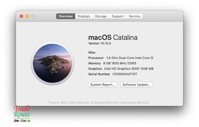 2014 iMAC Stylish | 21.5 INCH | Core i5  * ULTRASLIM * Cracked outer Glass