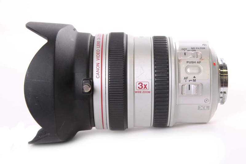 Canon Video Lens 3x Zoom XL 3.4-10.2mm 1:1.8-2.2 for Canon XL-2 XL-1S and XL-1 Camcorders