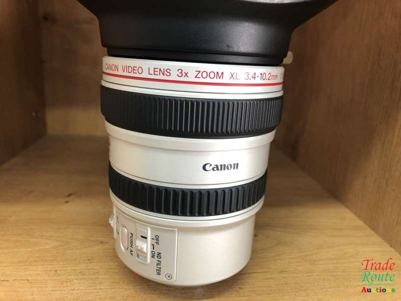 Canon Video Lens 3x Zoom XL 3.4-10.2mm 1:1.8-2.2 for Canon XL-2 XL-1S and XL-1 Camcorders