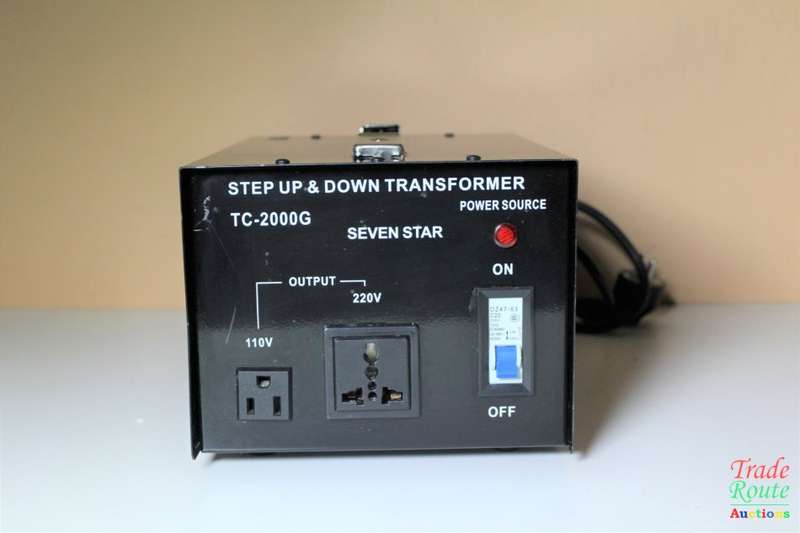 Step Up 110v to 220v & Step Down 220v to 110v Transformer TC-2000 G Seven Star