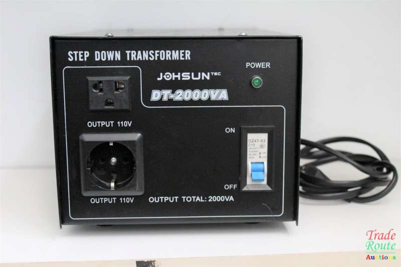 JOHSUN DT-2000VA STEP DOWN TRANSFORMER 230V TO 110V - 2KVA