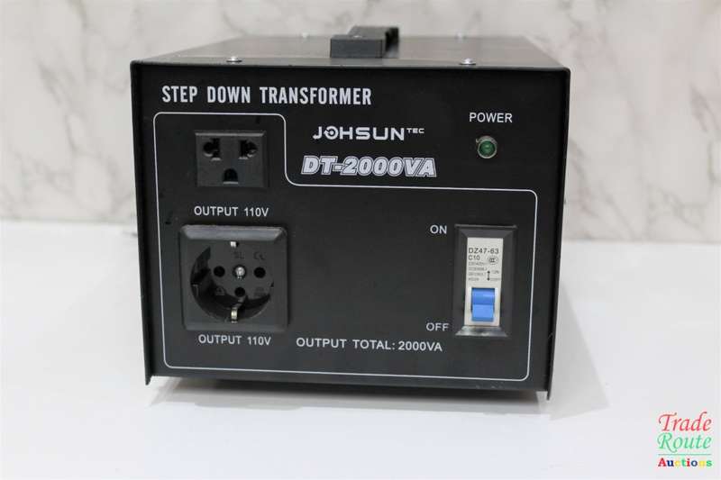JOHSUN STEP DOWN TRANSFORMER 220v to 110v DT-2000 VA