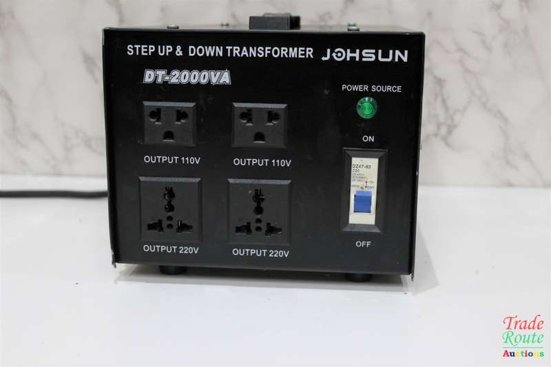 JOHSUN STEP UP & DOWN TRANSFORMER DT-2000 VA 220v-110v / 110v-220v