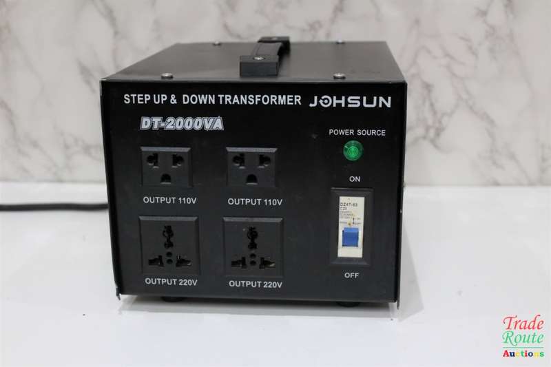 JOHSUN STEP UP & DOWN TRANSFORMER DT-2000 VA 220v-110v / 110v-220v
