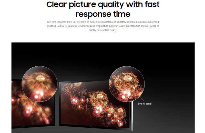 Samsung LS24E45KDSG 24` SE45 LED Monitor Display